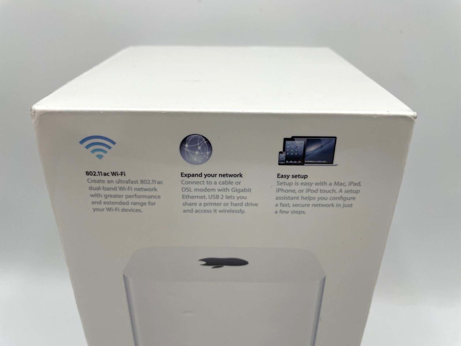 Apple AirPort Extreme Base Station 802.11ac Wi-Fi Router A1521 Factory Sealed