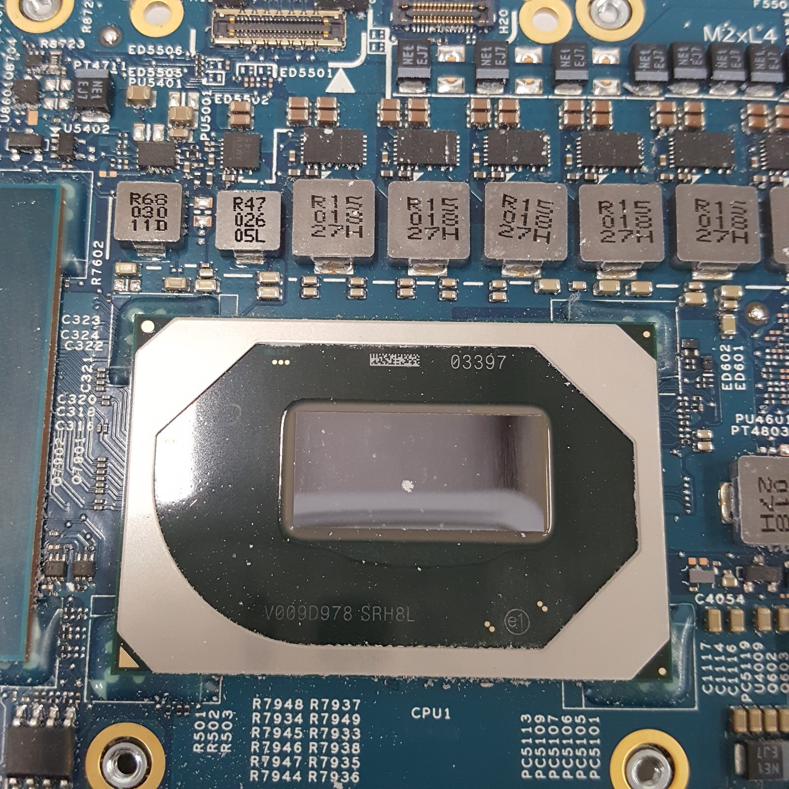 DELL Precision 17 5750 XEON W-10885M CPU + RTX 3000 MOTHERBOARD – V0TWD