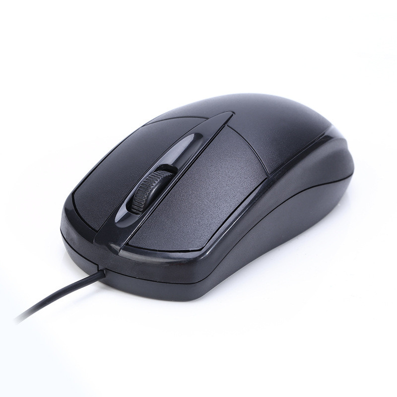 USB 2.0 Optical Wired Scroll Wheel Mouse PC Laptop Notebook Desktop Black Mice