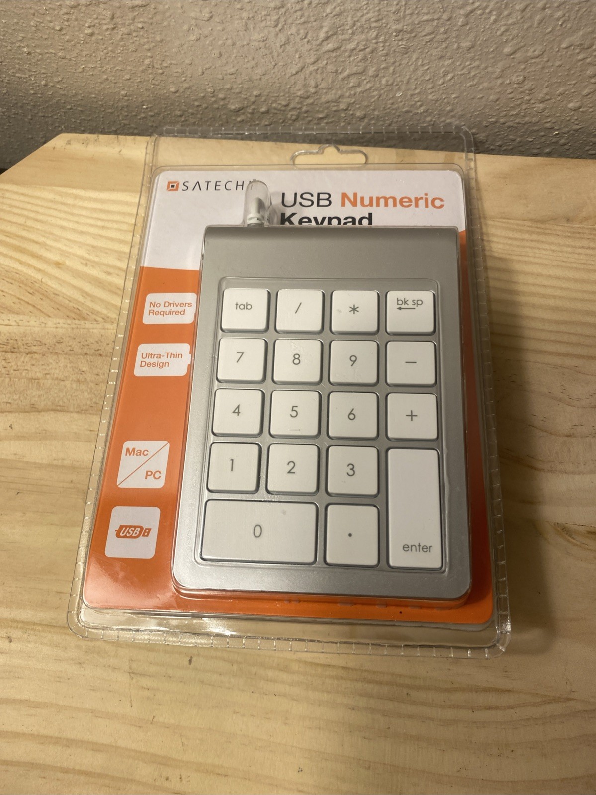 Satechi ST-U2NK USB Numeric Keypad Windows Or Mac NEW Sealed