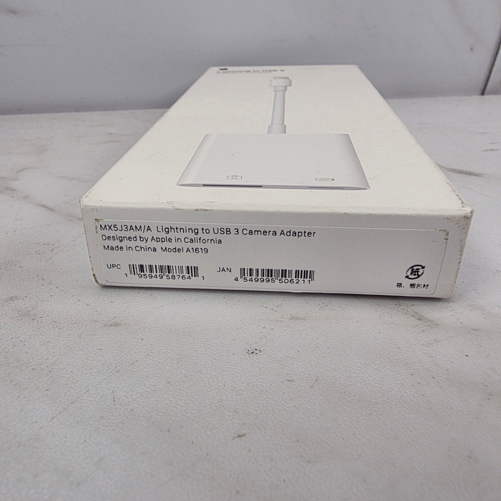 Apple Lightning to USB 3 Camera Adapter – MX5J3AM/A – A1619 New/Sealed
