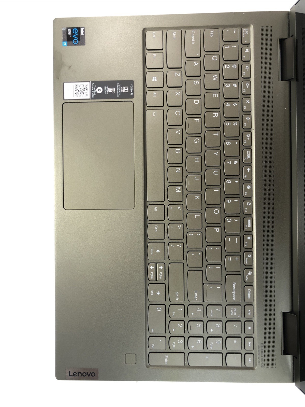 Lenovo Thinkpad Yoga 7, Intel Core i7-1165G7 @2.80Ghz, 12GB RAM, NO SSD/OS PARTS