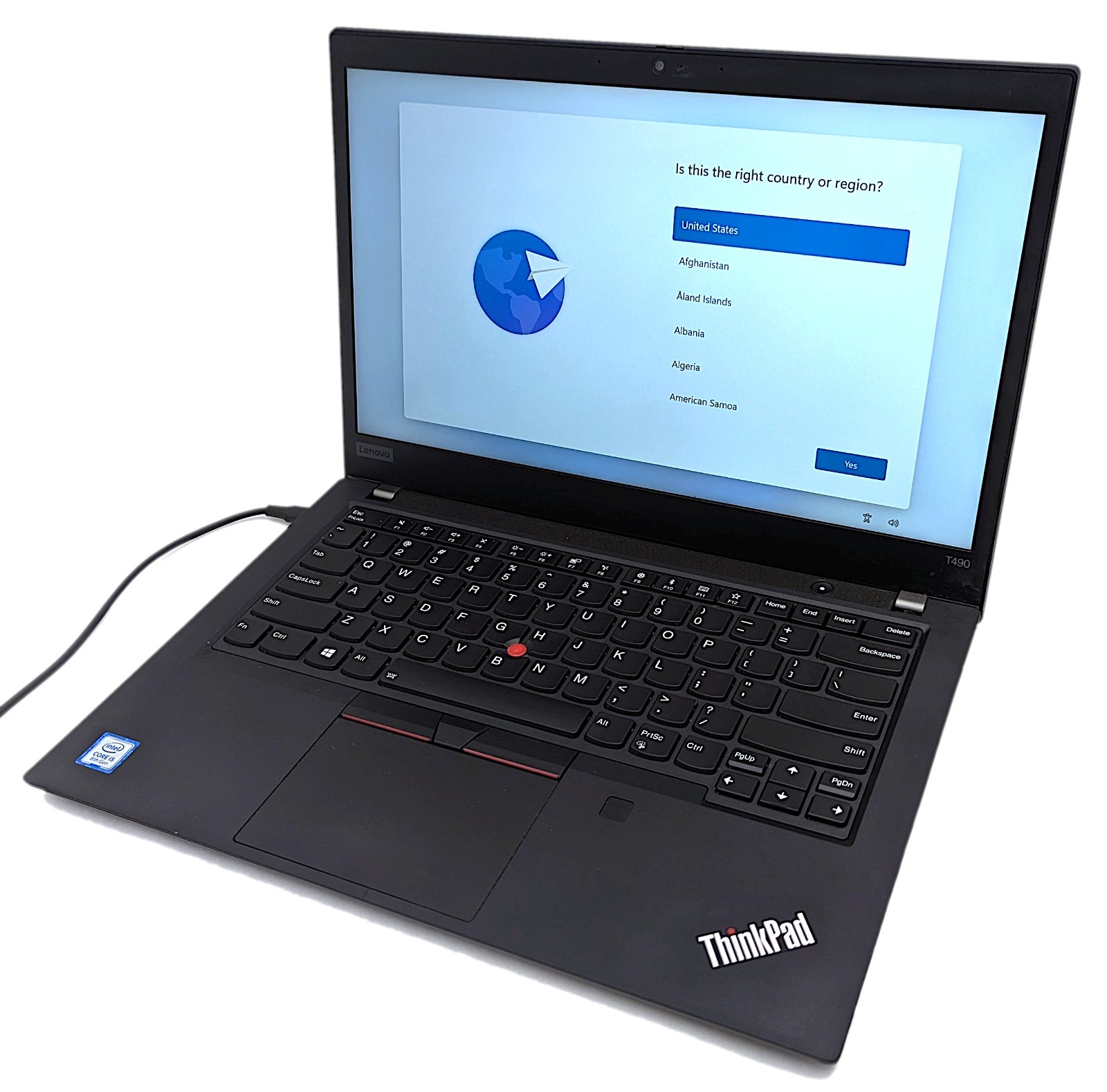 Lenovo ThinkPad T490 14″ Laptop i5-8265U 1.60GHz 16GB RAM 256GB NVMe Windows 11