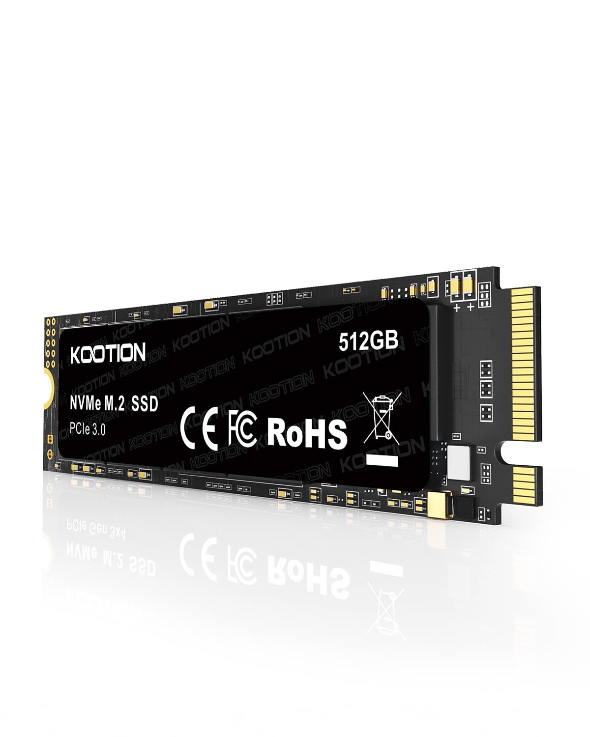 512GB PCIe 3.0 M.2 Internal Solid State Drive PCle 3.0×4 SSD NVMe M.2 2280 Inter