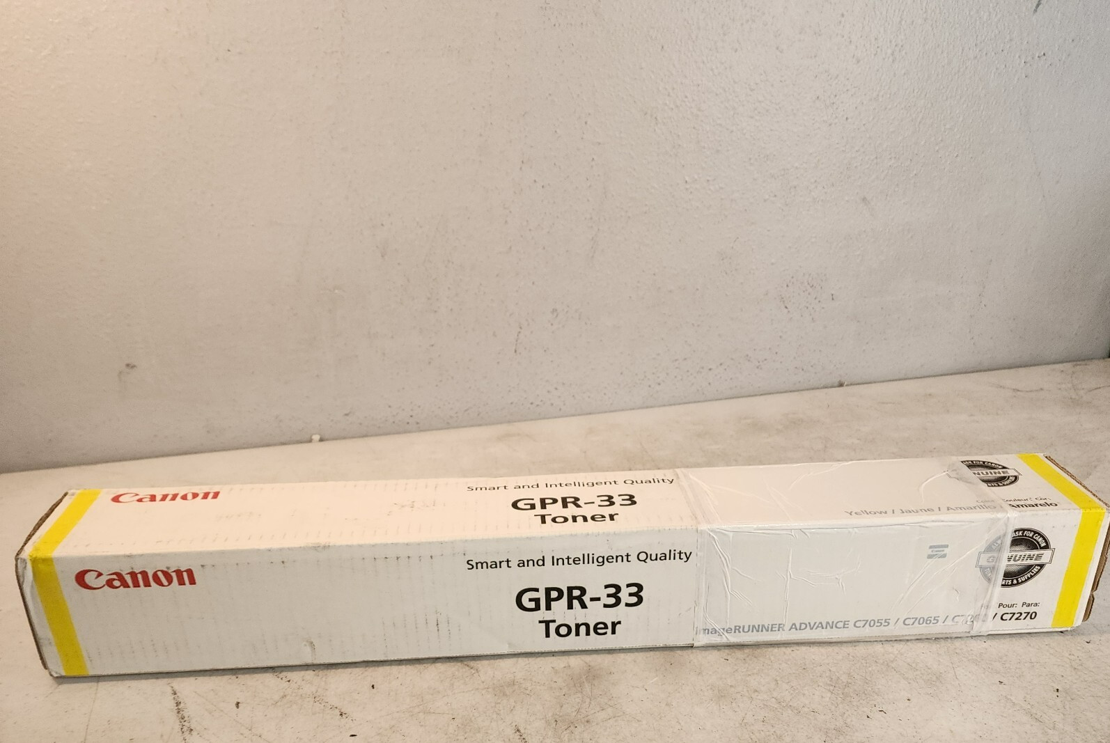 Canon 2804B003 GPR-33 Yellow Toner Cartridge Genuine New OEM Sealed Box Free Shp