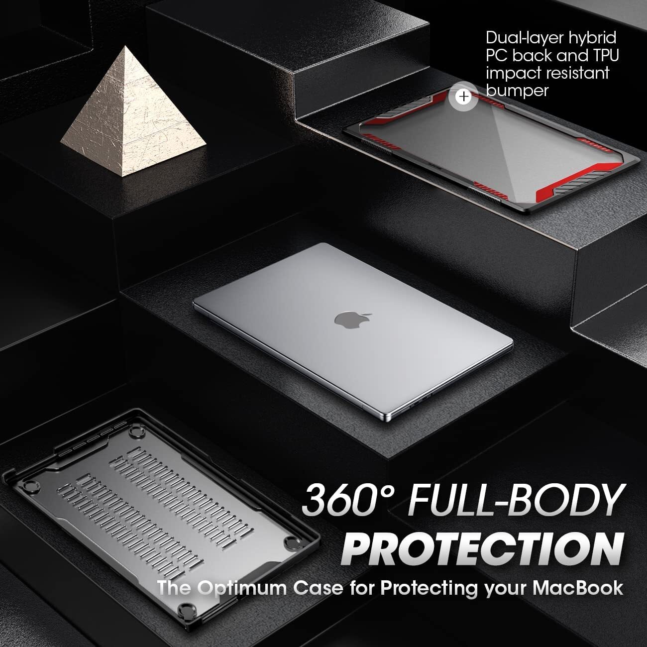 For MacBook Pro 16″ (2024/23/21) Laptop Case SUPCASE Heavy Duty Dual Layer Cover