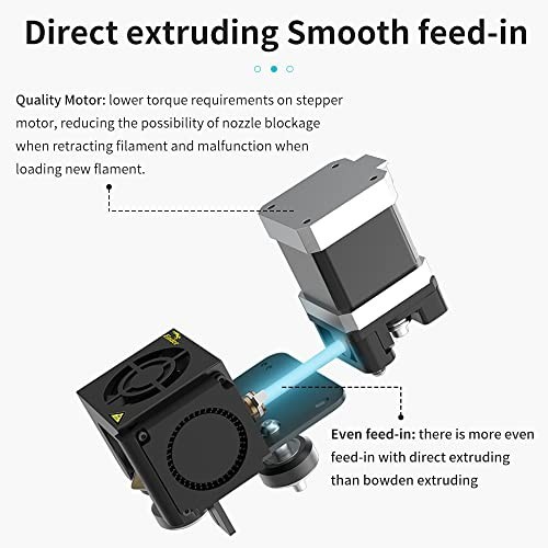 3D Printer Direct Drive Upgrade Kit 1.75mm Ender 3 V2 Pro Extruder All Metal