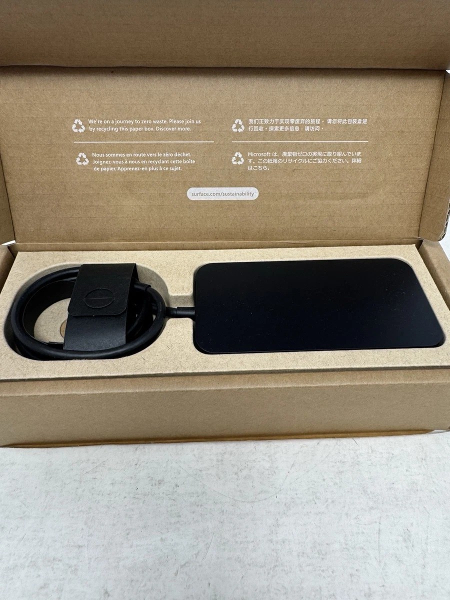 Microsoft Surface USB4 Business Dock,Black USB-C HDMI Ethernet Ports for Surface