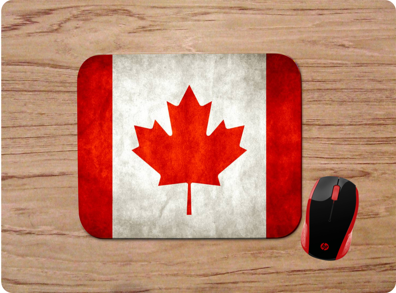 CANADA FLAG MAPLE LEAF CUSTOM MOUSE PAD NONSLIP NEOPRENE