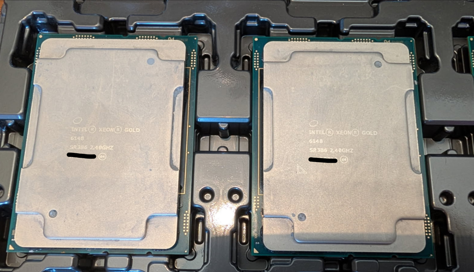 2 x Intel Xeon Gold 6148 2.4Ghz 20MB 20-Core 150W LGA3647 SR3B6
