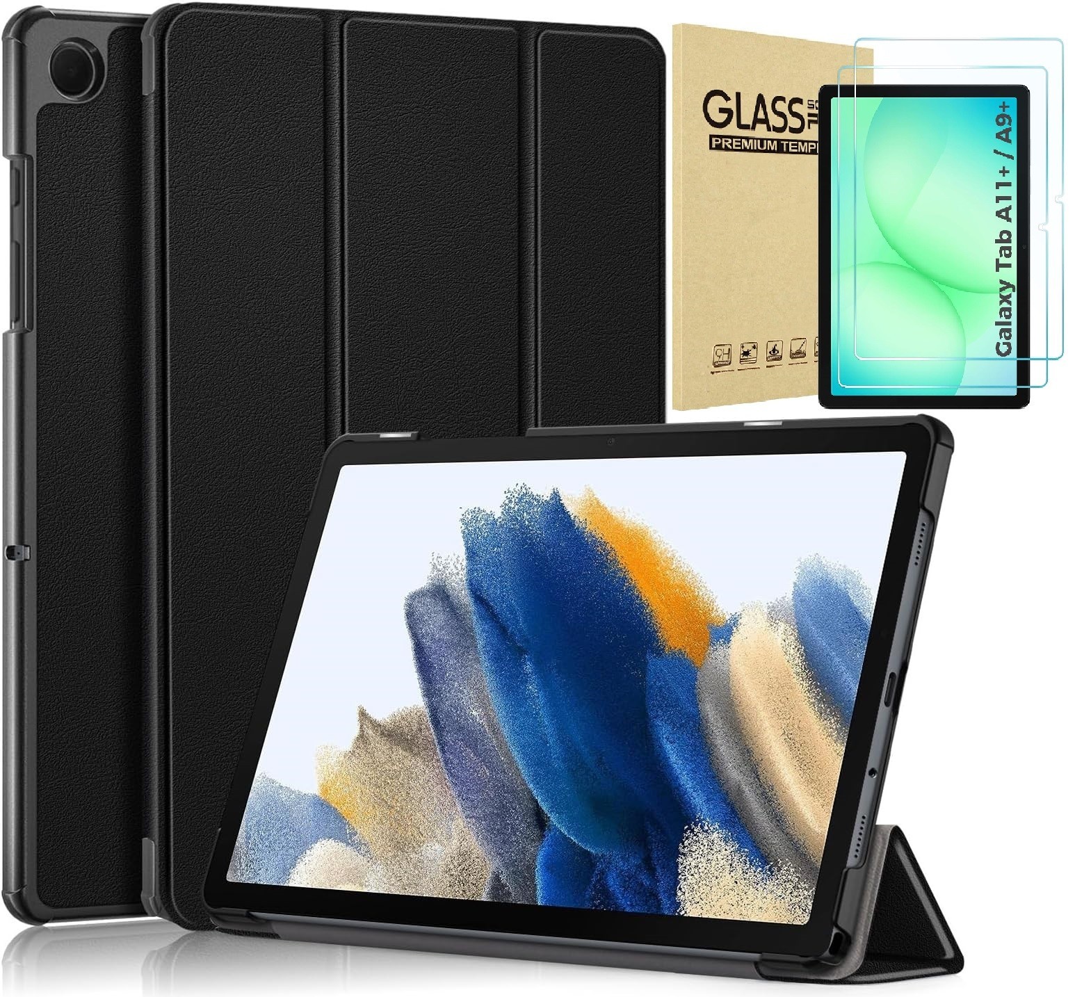 Case for Samsung Galaxy Tab A11+ 5G/ A11 Plus 11″ Shockproof Trifold Stand Cover