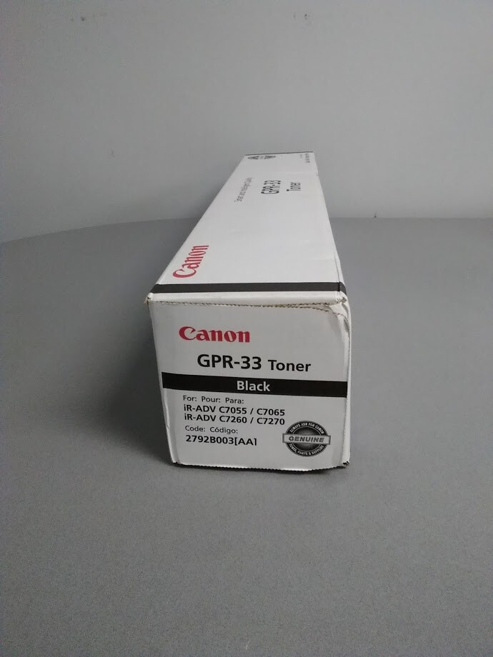 Canon GPR-33 Black Toner Cartridge 2792B003AA imageRUNNER ADVANCE C7055,C7065