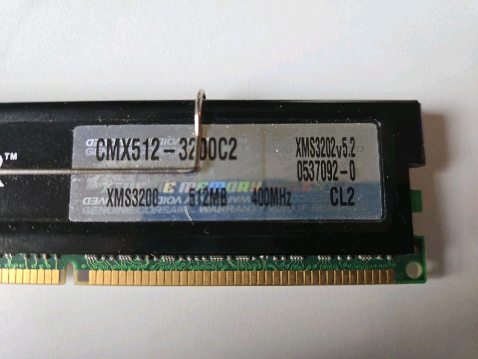 512MB PC-3200 Corsair CMX512-3200C2 DDR-400 XMS Ram Memory Kit DDR1 CL2