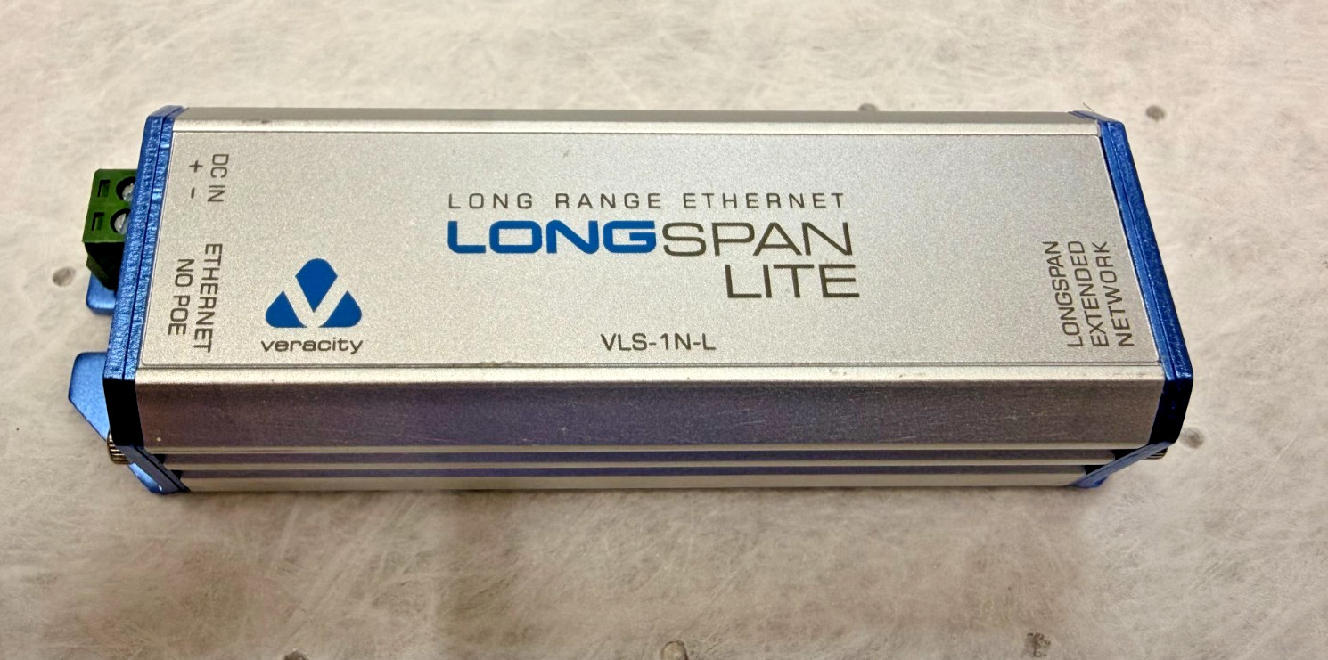 Veracity – VLS-1N-L – Veracity Single Non POE LONGSPAN Adaptor, 1 Port, No POE