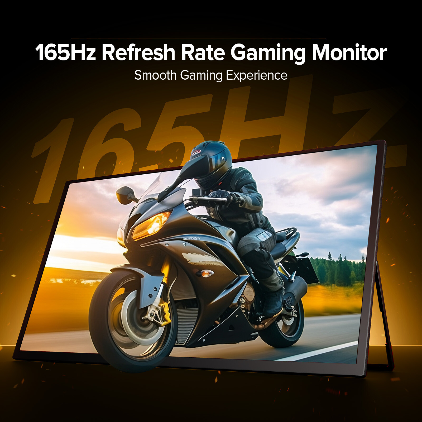 144Hz Portable Monitor 18″ 2K Screen Gaming Monitor For PS 5/Xbox/Handy 100%sRGB