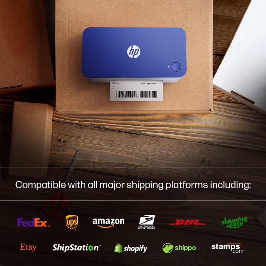 HP Direct Thermal Label Printer KE100 USB, Shipping, Barcode, & More