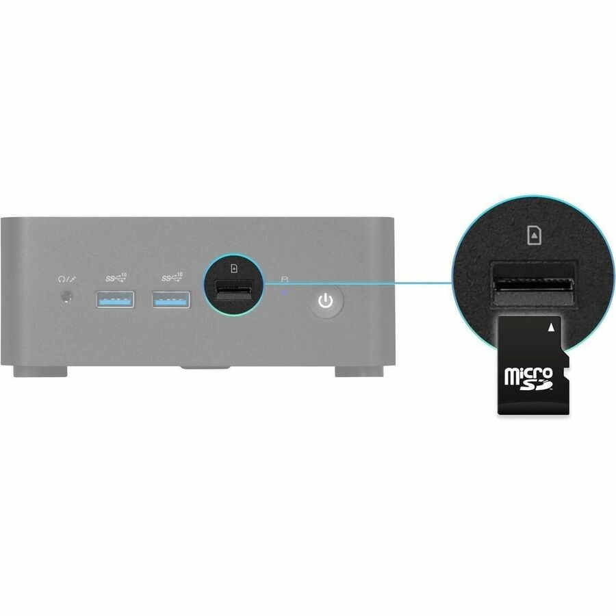 MSI Cubi NUC 010US Mini PC , Intel Core 3-100U, 8GB. 500GB, W11P, 3Y advanced