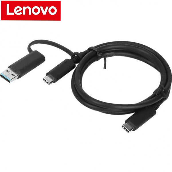 OEM Lenovo ThinkPad Hybrid USB-C with USB-A Cable 03X7470 SC10Q13458 4x90u90618