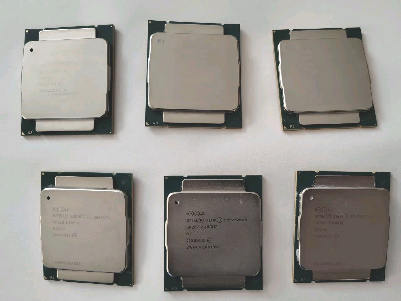 Lot Of 6 Intel Xeon E5-2640V3 E52620V3 E5-2667V3 E5-2637V3 E5-2660V3 X99 CPU