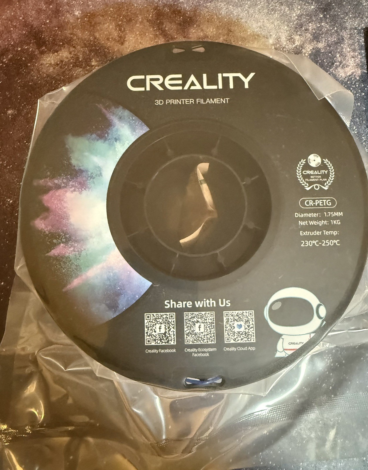 CREALITY CR Series CR-PETG 3D Printing Filament 1.75mm Digital Blue