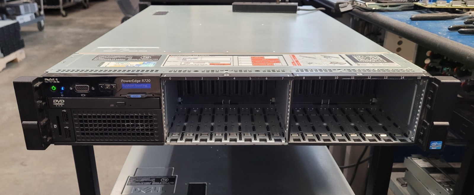 Dell PowerEdge R720 Dual Intel Xeon E5-2637 v2 @3.50GHz 96GB RAM No HDD H710
