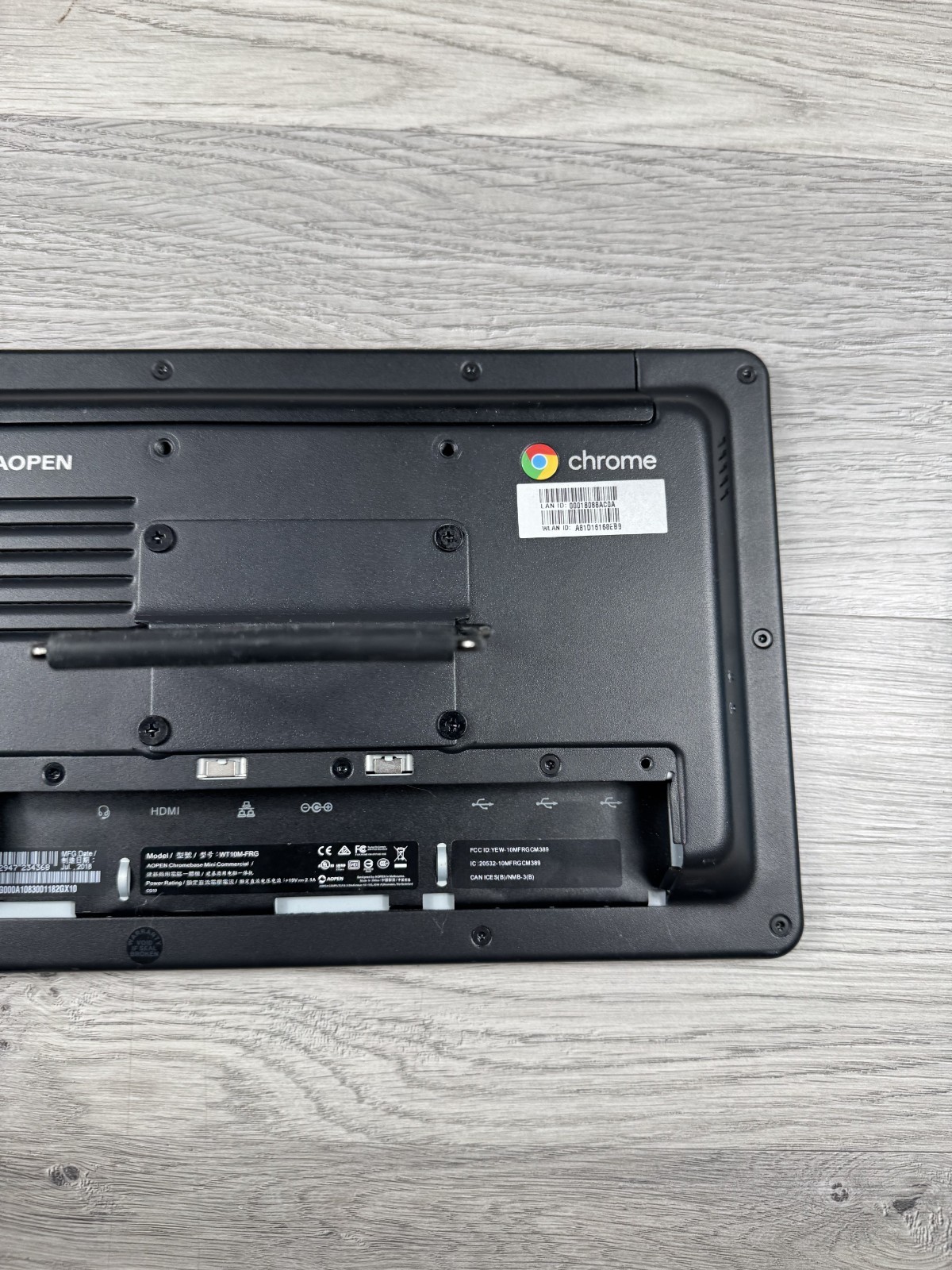 Aopen WT10M-FRG Chromebase Mini Commercial HDMI Black