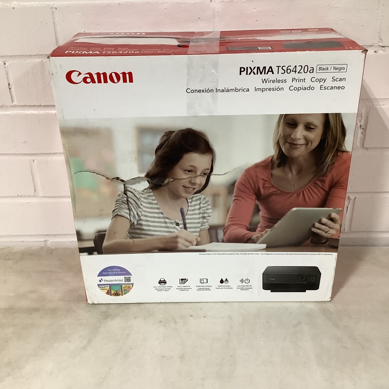 Canon PIXMA TS6420a Wireless All-In-One Inkjet Printer, Black