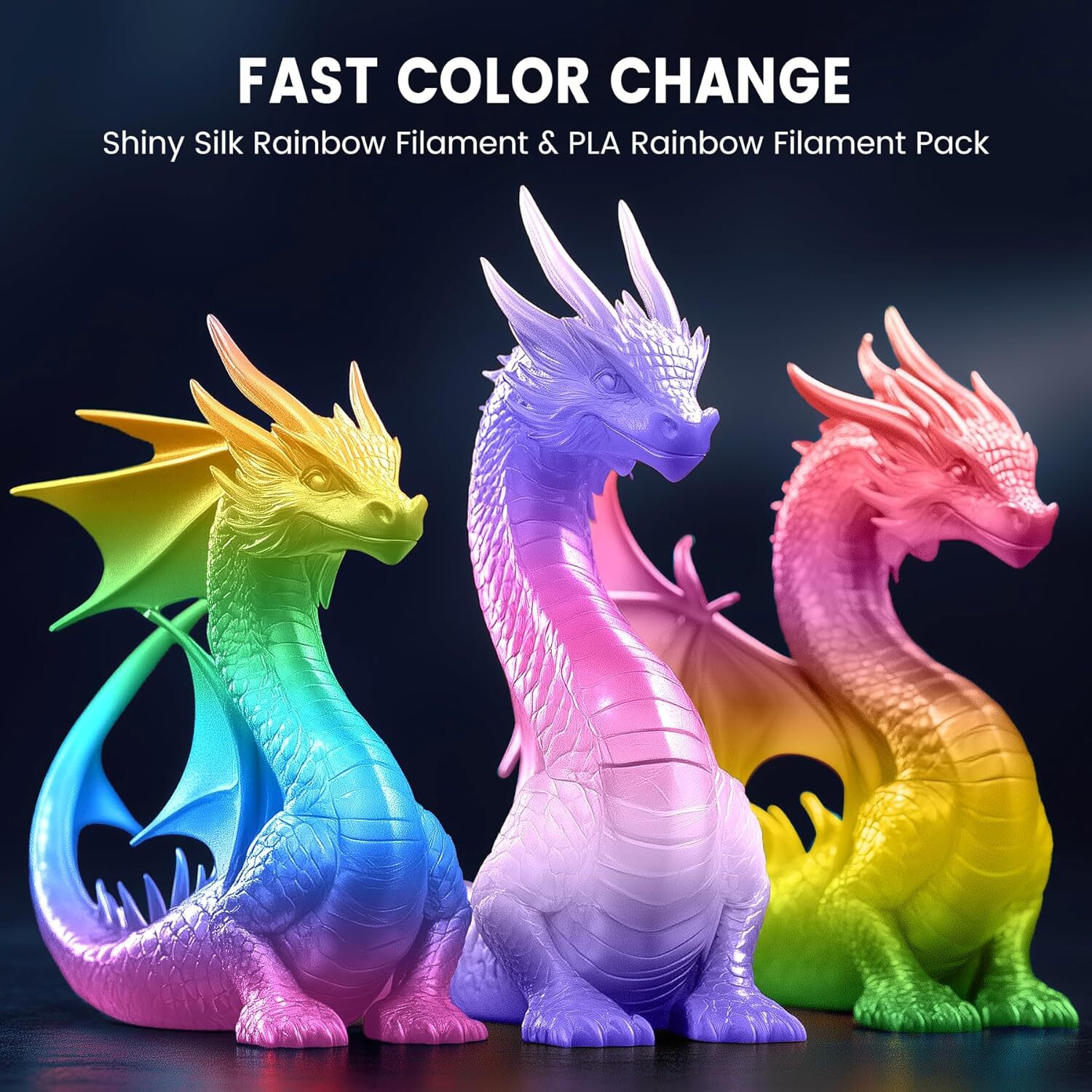 JAYO 5KG/10KG PLA Meta PETG PLA+ SILK 3D Printer Filament 1.75mm No tangle Lot