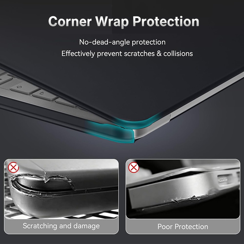 For MacBook Neo 13″ A3404 Hard PC Shell Case +Screen Protector+Keyboard Cover