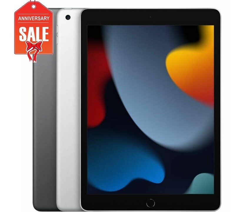 Apple iPad 9th gen 2021, 64GB 256GB, Wi-Fi 10.2″ – GRAY SILVER – Good