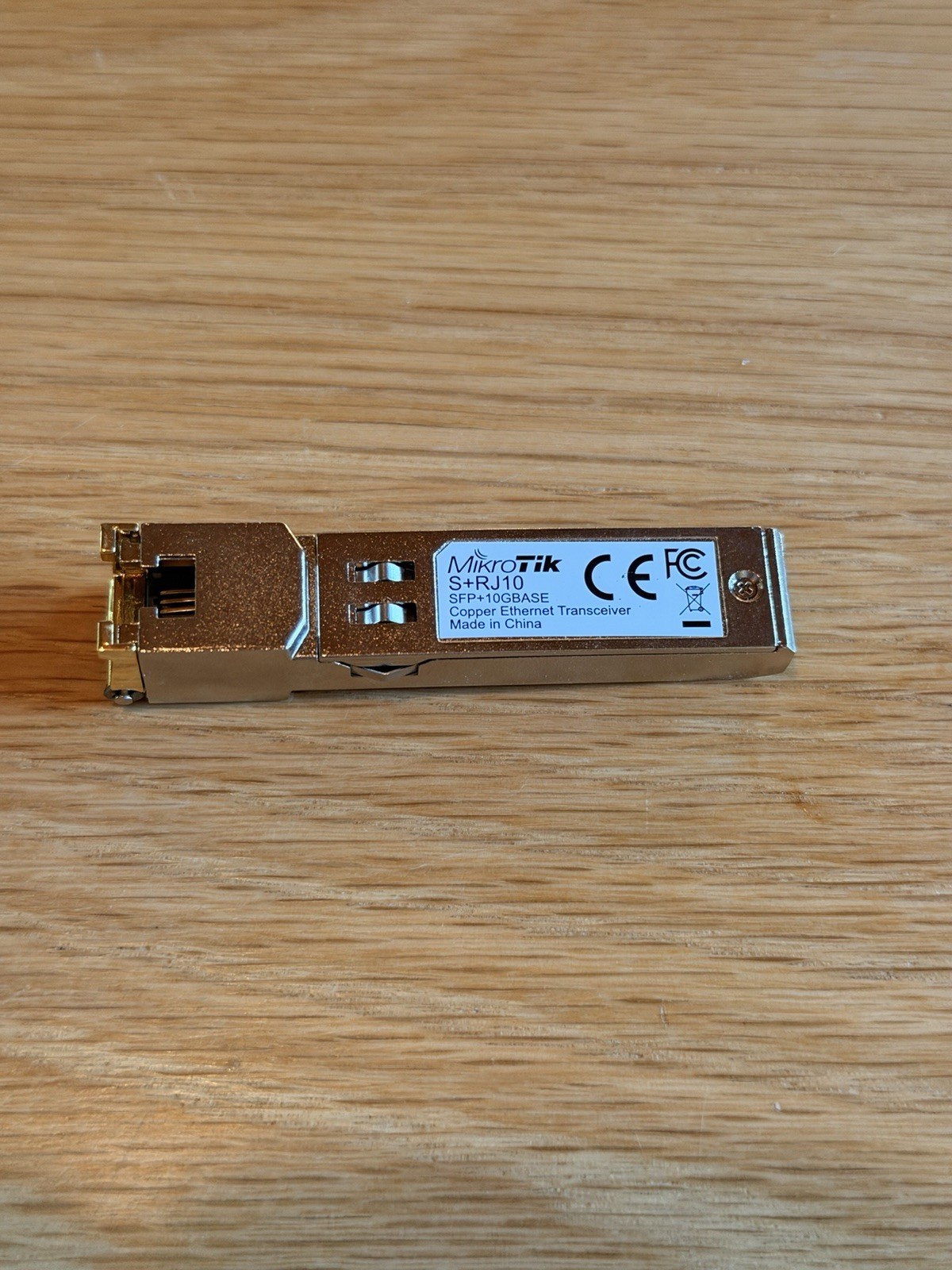 Mikrotik S+RJ10 6-speed RJ-45 module for up to 10 Gbps