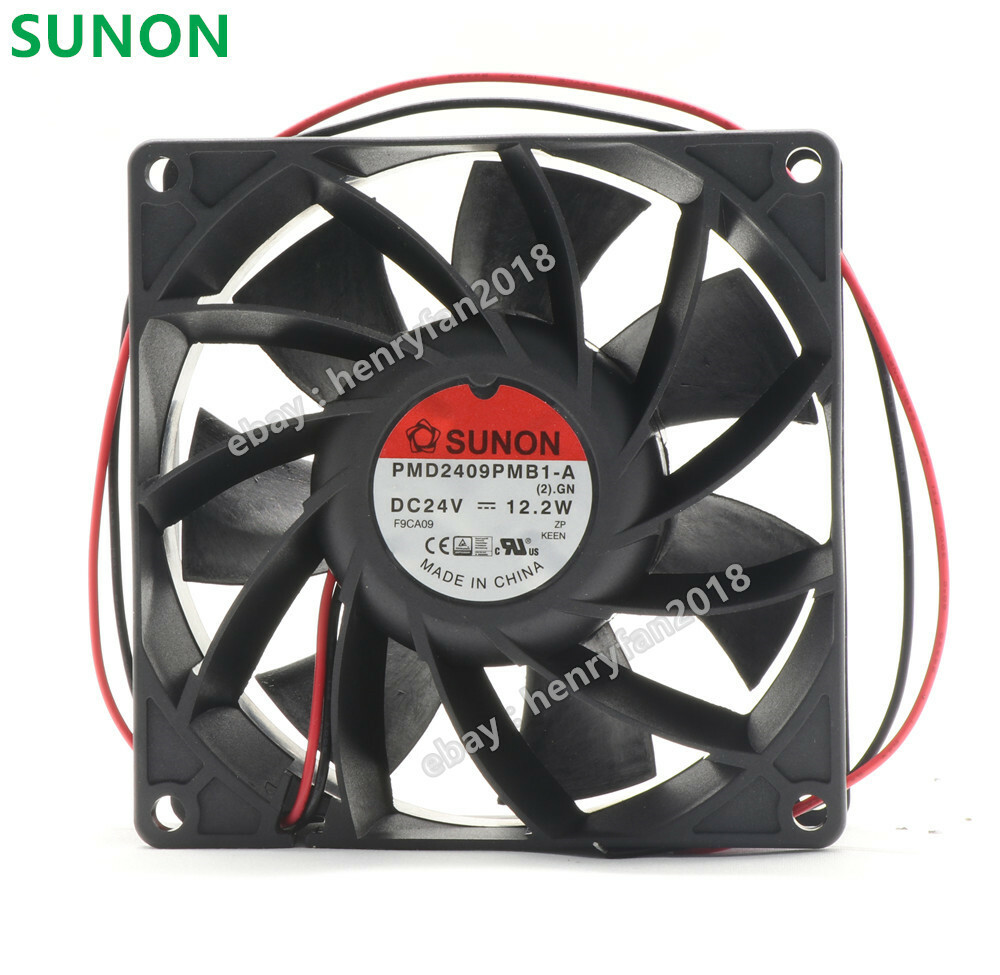 SUNON PMD2409PMB1-A DC 24V 0.51A 12.2W 92x92x38mm For Schneider ATV71 Drive Fan