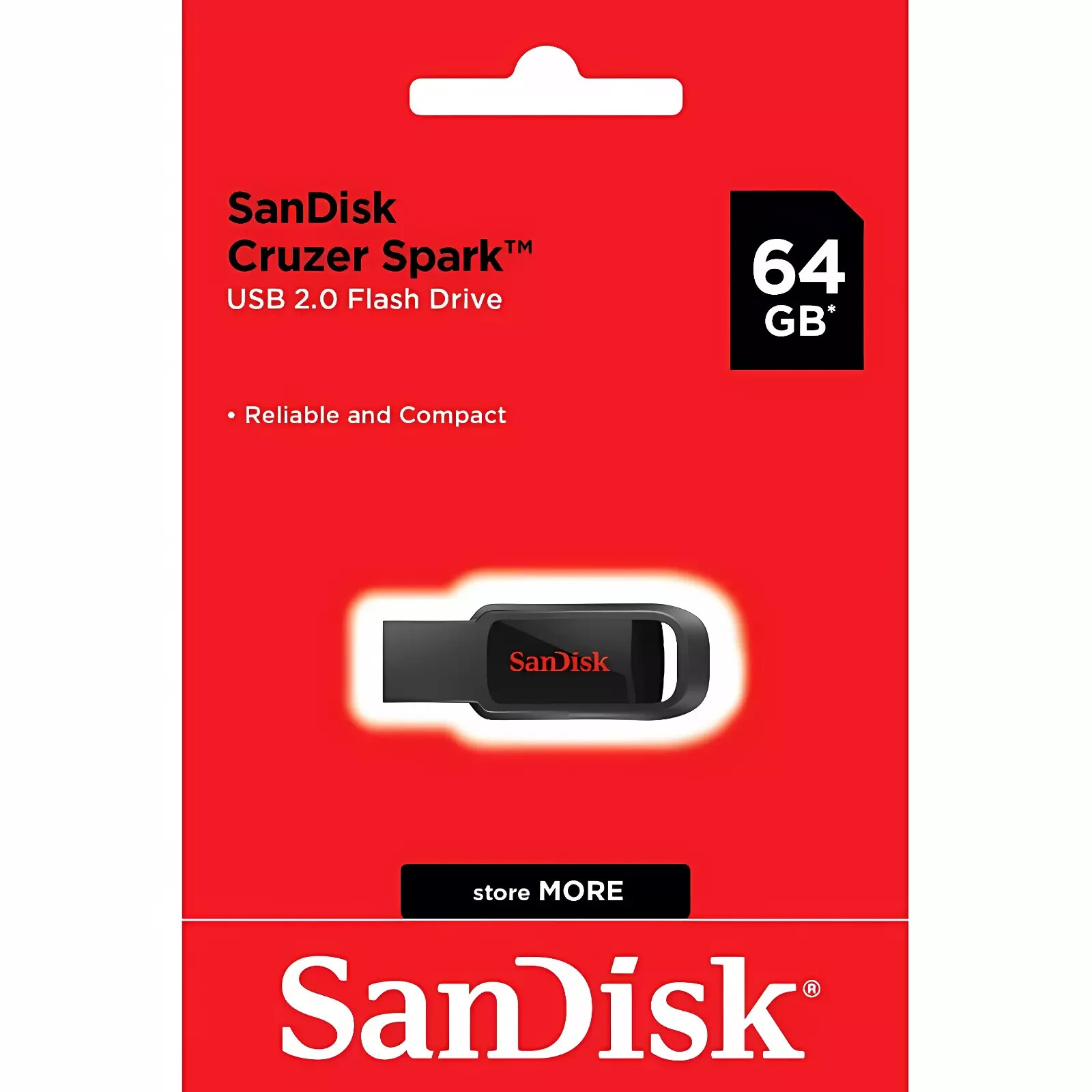 SanDisk 64GB Cruzer Spark USB Flash Pen Drive SDCZ61-064G-B35 Sealed Retail