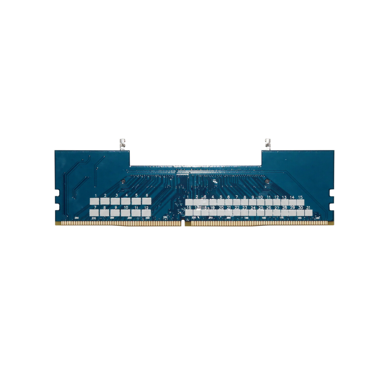2Pcs Laptop DDR4 RAM to Desktop Adapter Card Memory Tester SO DIMM to DDR4 HOT