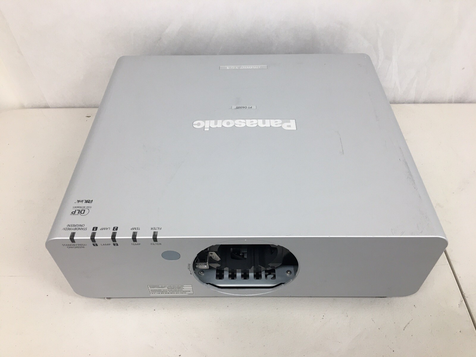 Panasonic PT-D6000ULS XGA 6500 Lumens DLP Large Venue Projector (PARTS) #7587