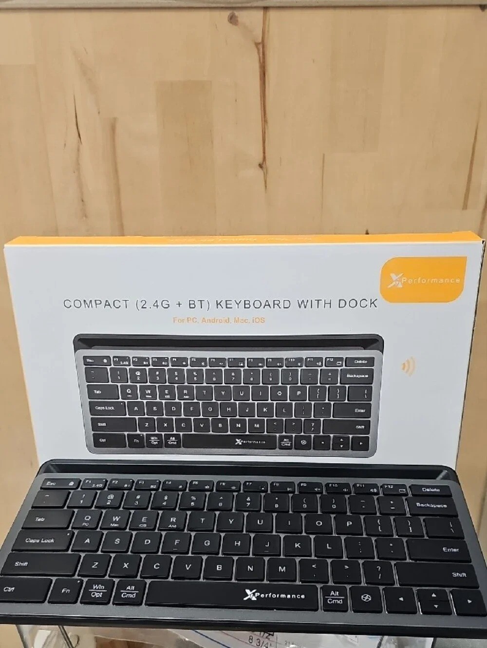 Xperformance 2.4GHZ & Bluetooth Keyboard for Tablet Backlit Portable