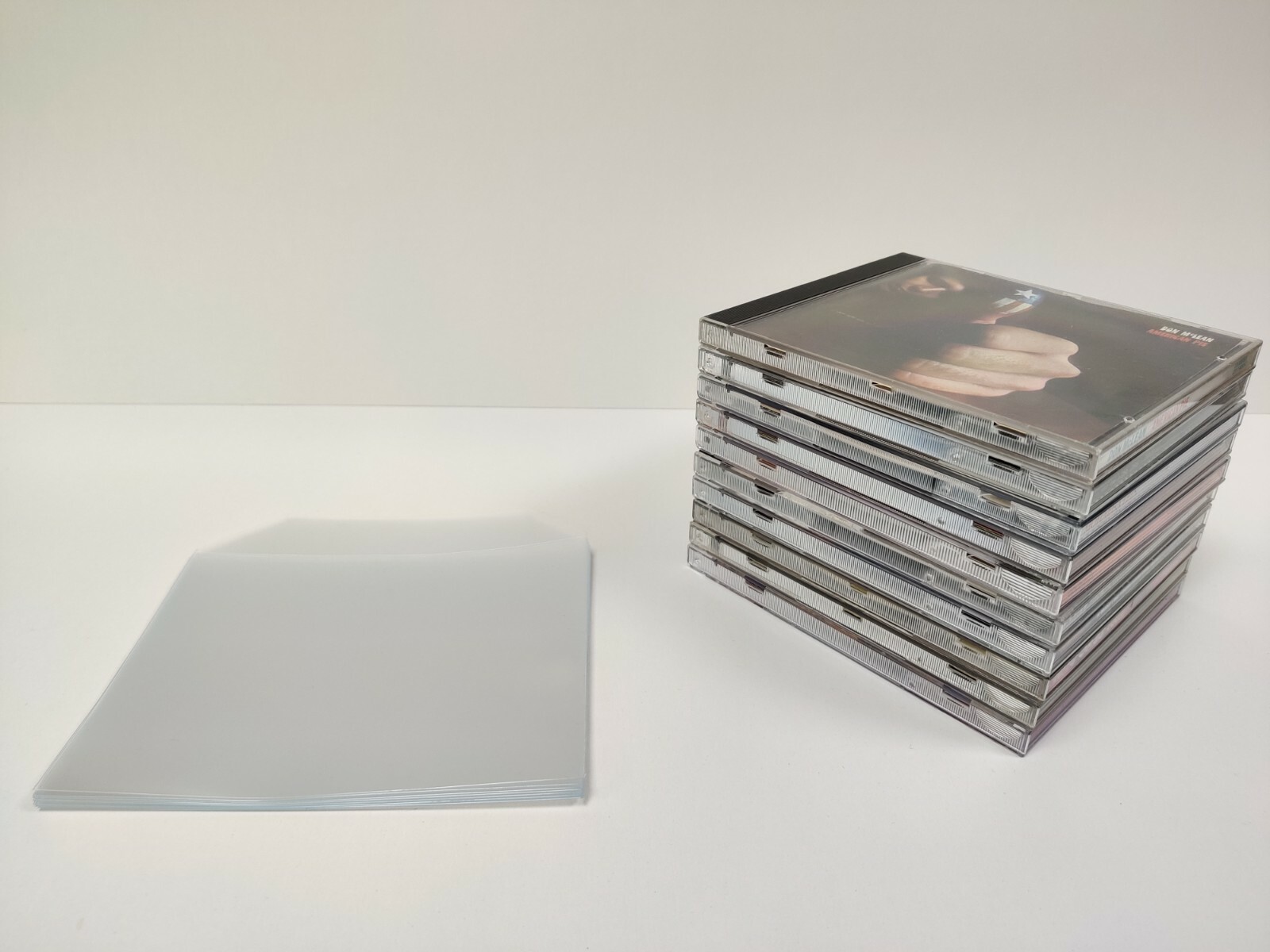 CD Jewel Case Replacement Clear Sleeve Premium by Panmer Save your Storage
