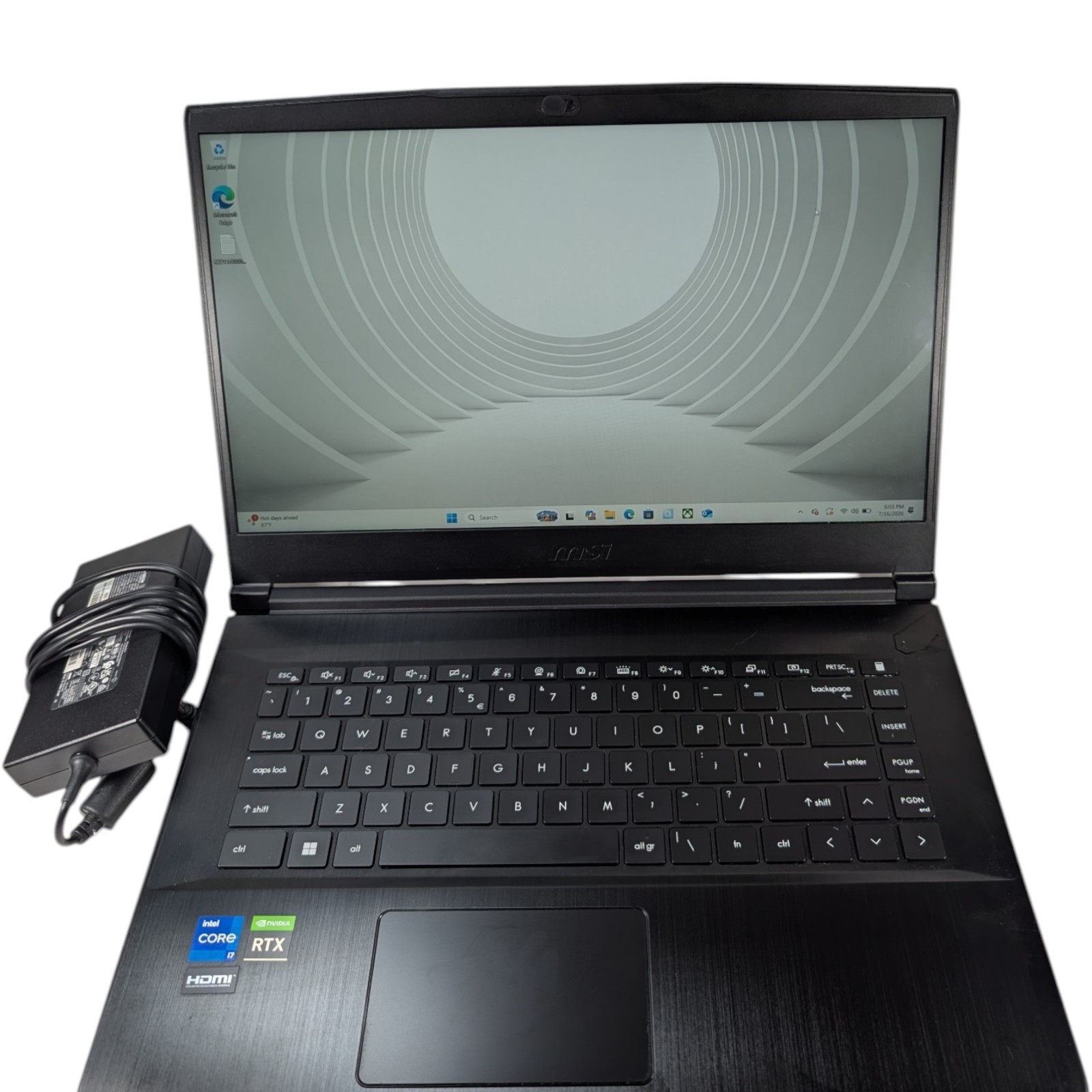 MSI CreatorPro M15 A11UIS RTX A1000 i7-11800H 32GB 1TB SSD Win11 Pro✅🔌