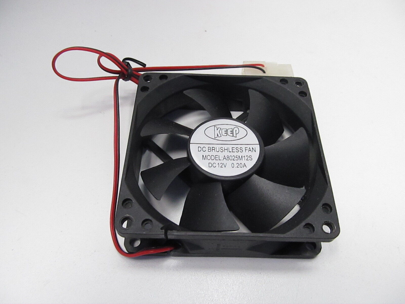 KEEP DC BRUSHLESS FAN MODEL A8025M12S DC12V 0.20A