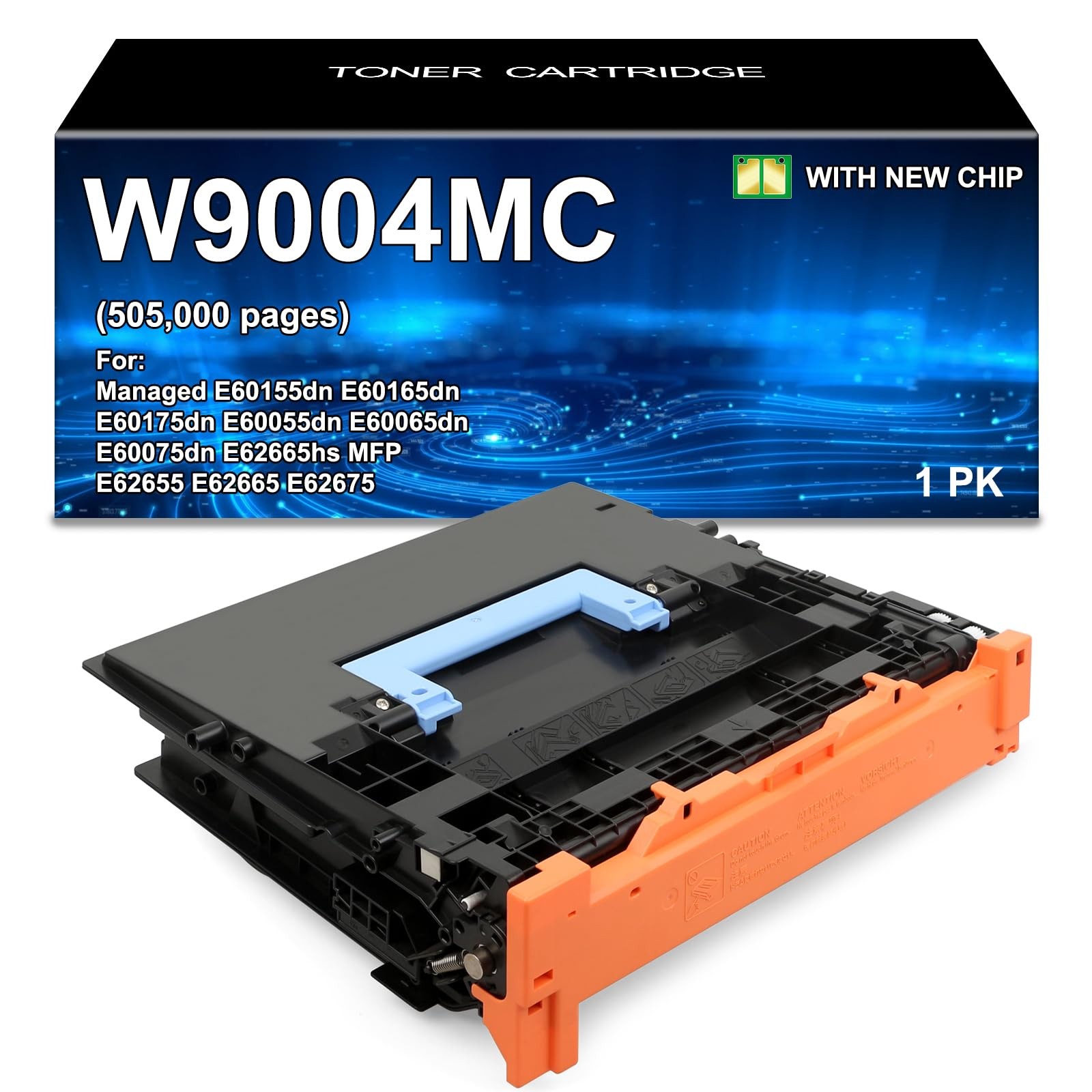W9004 W9004MC Black Toner Cartridge Replacement for