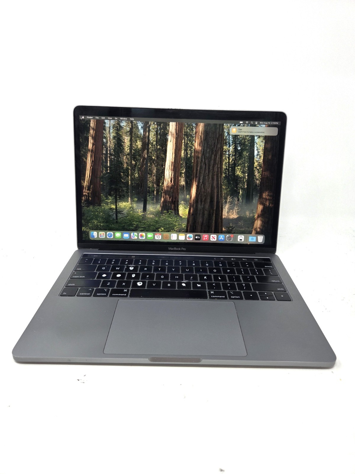 MACBOOK PRO 13INCH TOUCH BAR 2019 i7 2.86GHZ 16GB–512GB