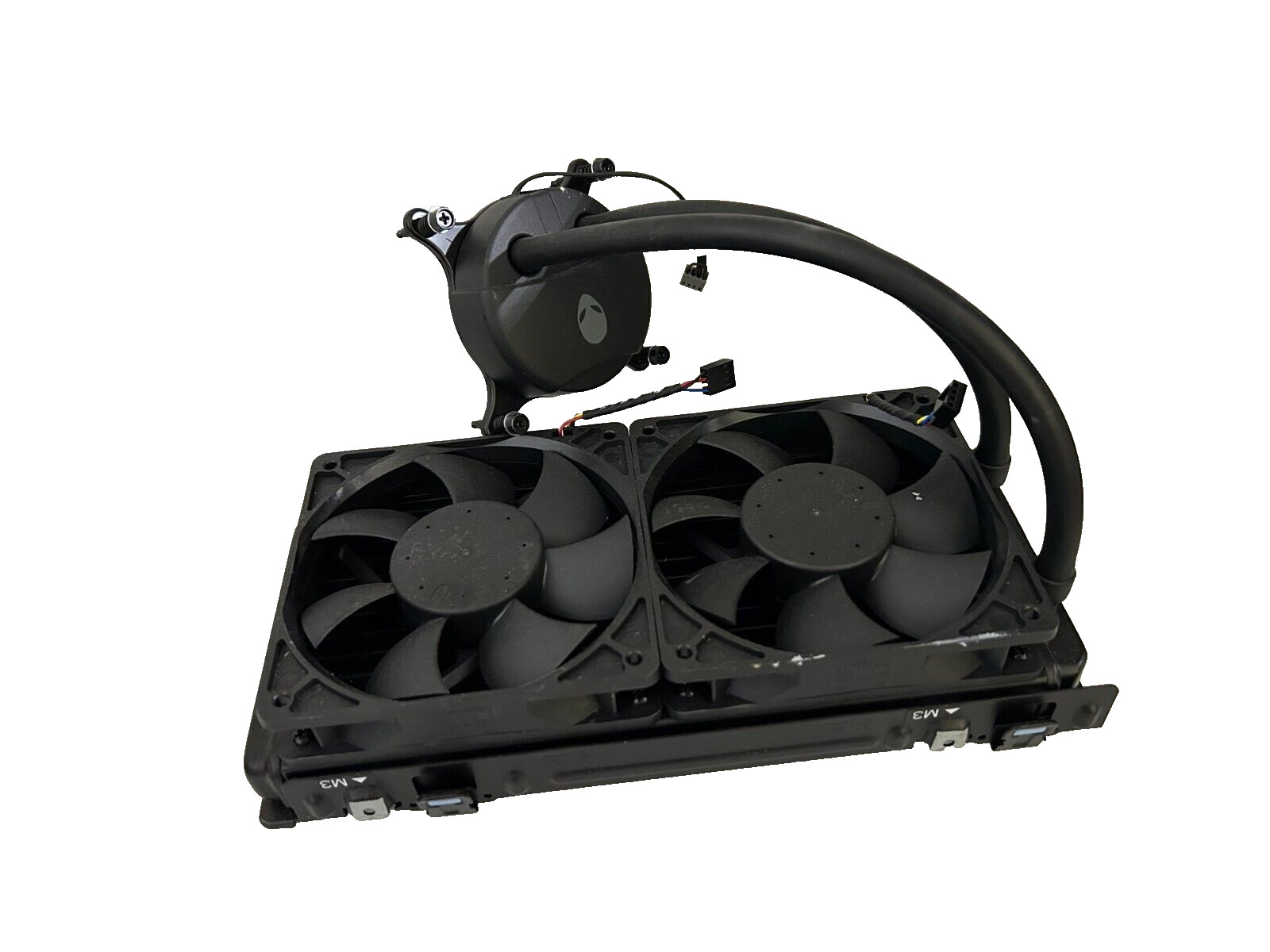 OEM Dell Alienware Aurora R15 Dual Cooling Heatsink & Fan Assembly JRPPD P8XPF