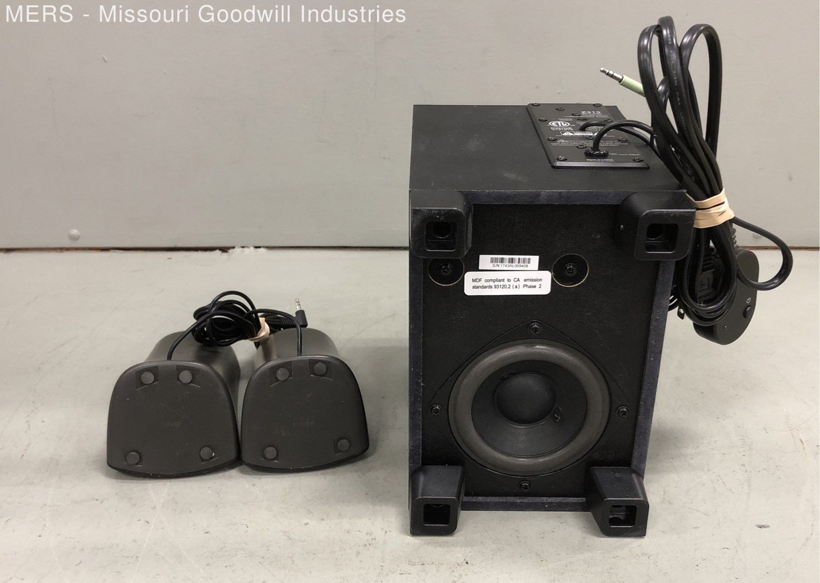 Logitech Z313 2.1 Multimedia Speaker System with Subwoofer Tested Working