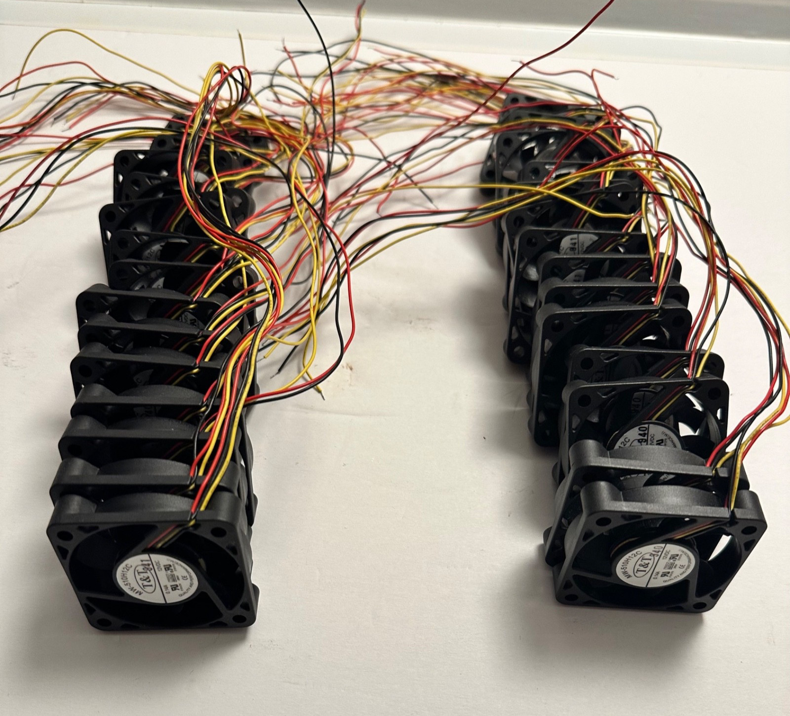 T&T 50 mm Cooling Fans – 12 V DC 9 CFM – 27 dB – MW-5 28 pieces 99 cents each