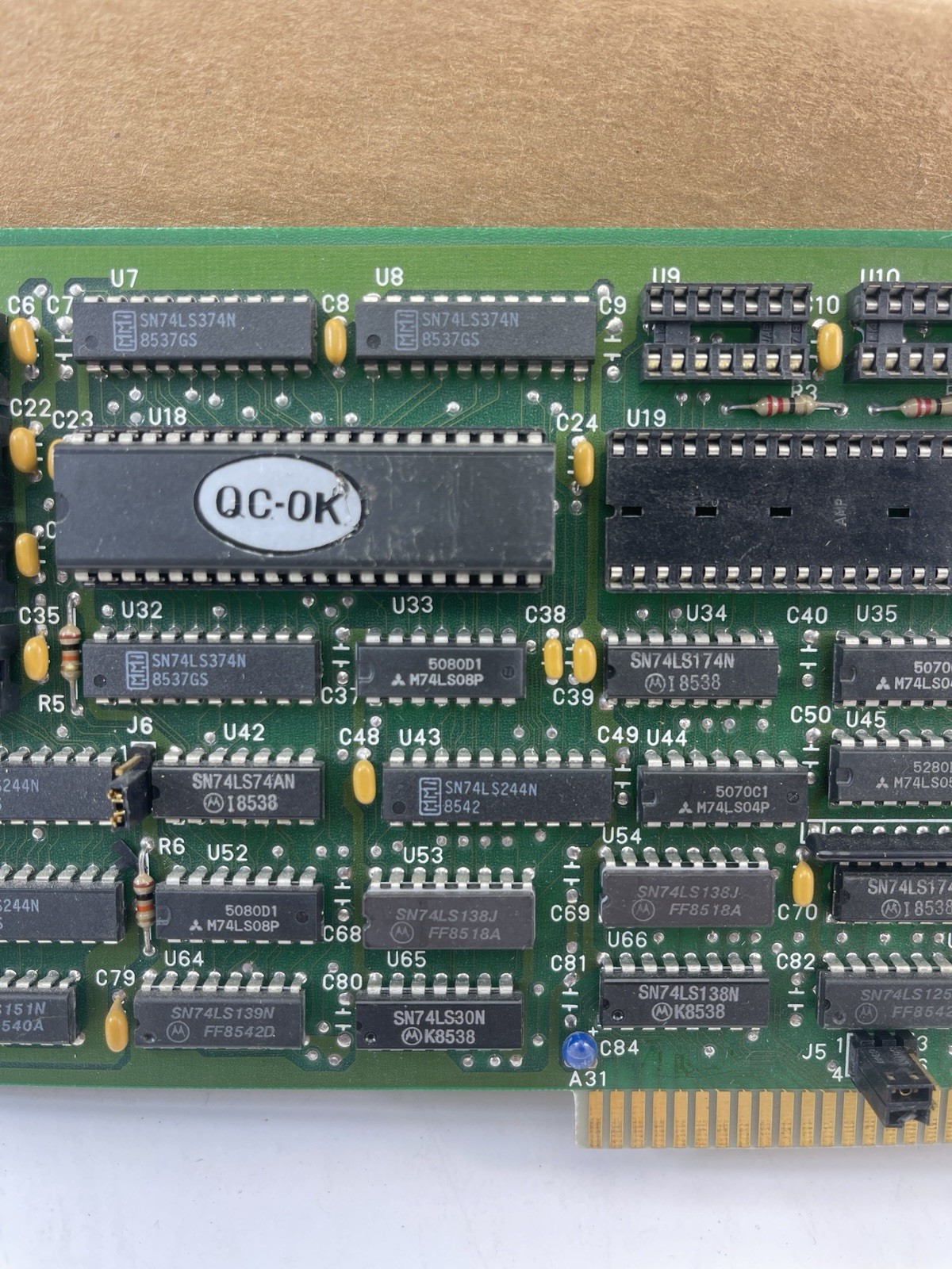 vintage computer board card MG-200 Rev5 QC-OK KX0-01？？