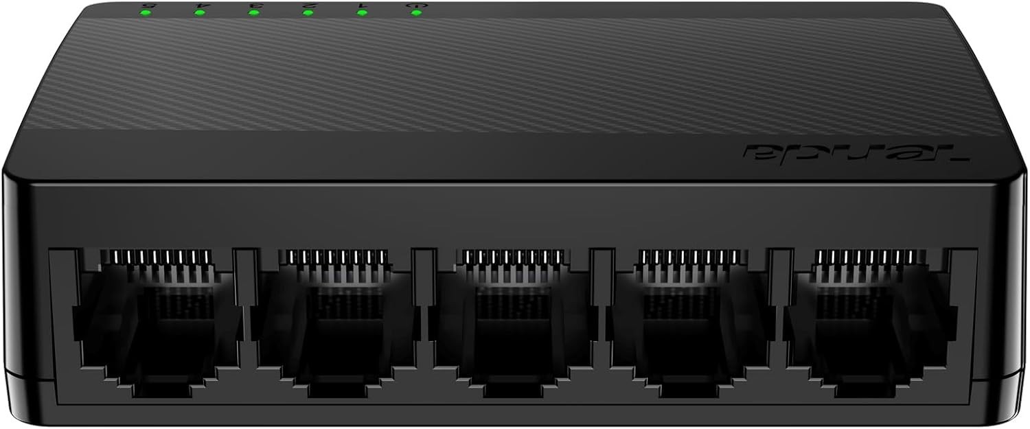SG105 5 Port Gigabit Switch – Unmanaged Plug & Play, Silent Operation для Office
