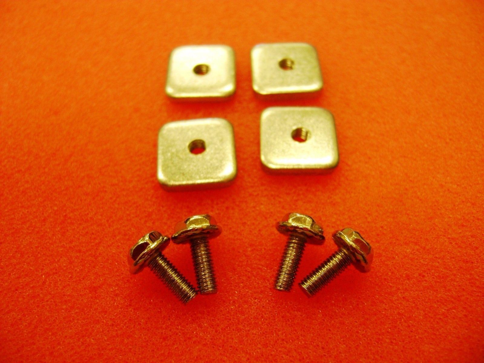 4 Pcs M3 Hex (7mm) + Metal Washer (11mm Square) Set for Servers