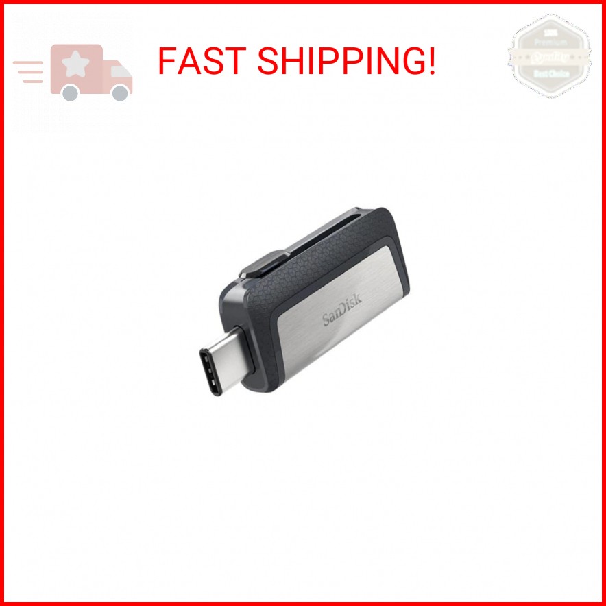 SanDisk 64GB Ultra Dual Drive USB Type-C – USB-C, USB 3.1 – SDDDC2-064G-G46, Gre