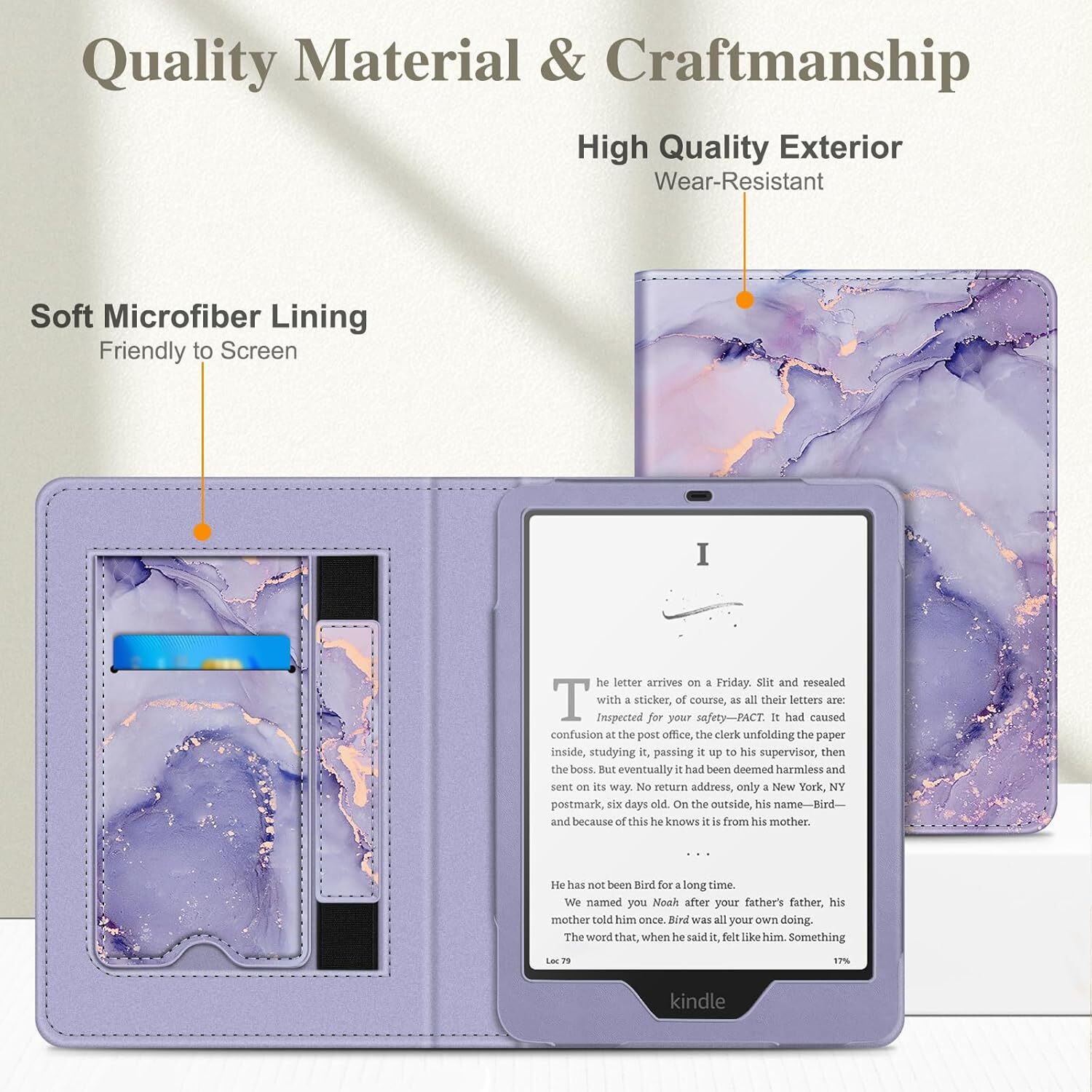 Case for 7″/6.8″ Kindle Paperwhite(12th/11th Gen-2024/2021) Foldable Stand Cover