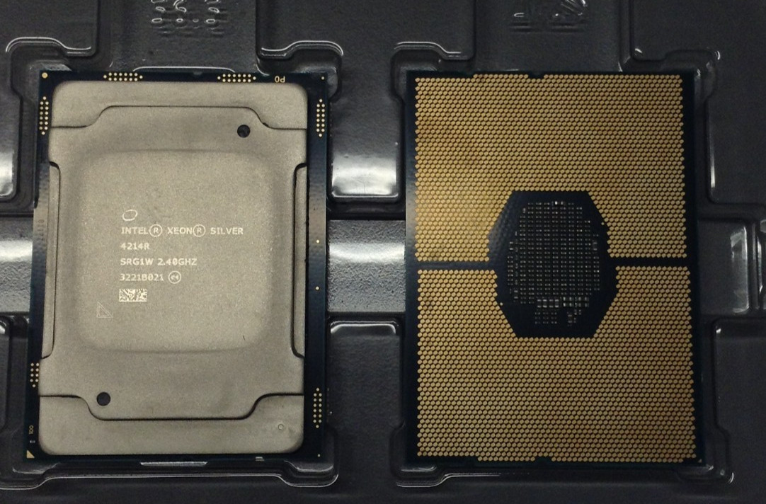 Matching Pair Intel Silver 4214R SRG1W 2.40GHZ CPU Processor